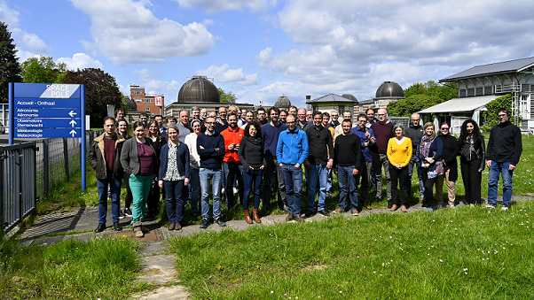Figure 2. Participants in the atmospheric Monitoring station Assembly (MSA) assembly held in Brussels (Belgium) from 15 to 17 May 2023. Pedro Pablo Rivas and Sergio León attended as representatives of the Izaña Observatory (©ICOS-ERIC).